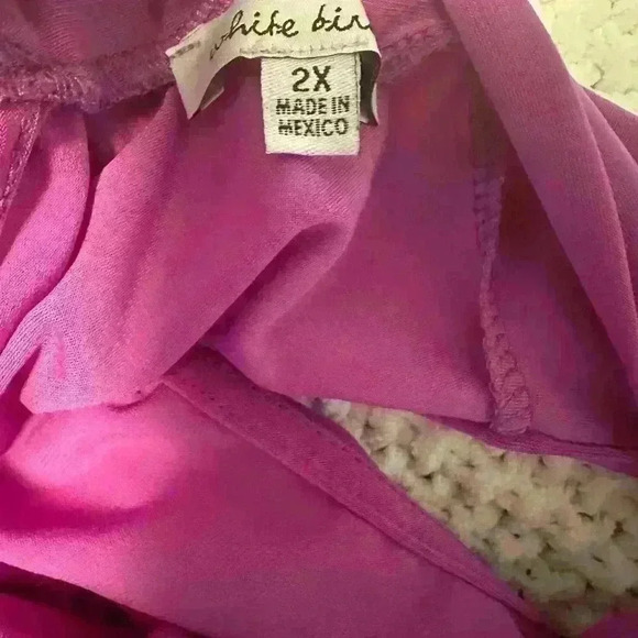 Purple dress with tie back - Picture 4 of 4